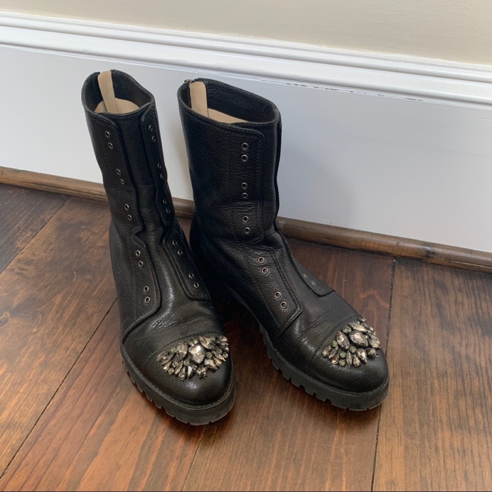 Jimmy Choo moto boots